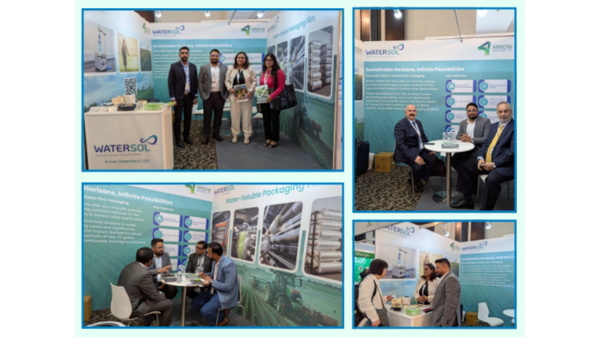 Arrow Greentech Ltd. Showcases Sustainable Water-Soluble Film Innovation at ICSCE Buyer-Seller Meet 2025